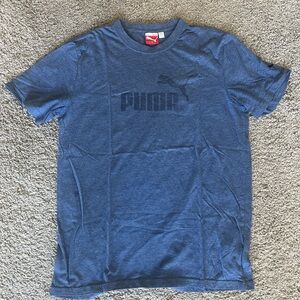 PUMA Men's Heather Blue Tee